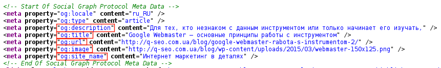 Open Graph Размер Картинки